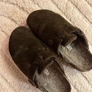 Birkenstock Sherpa clogs